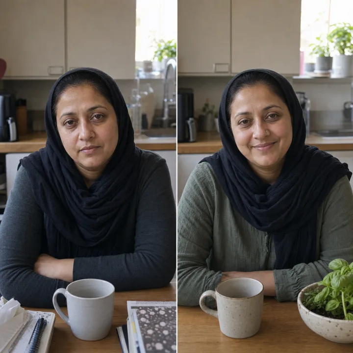 Priya S., before and after